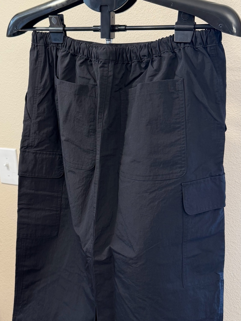 Vans Black Cargo Utility Midi Skirt | Y2K Grunge Streetwear Sporty Chic | M - Picture 8 of 14